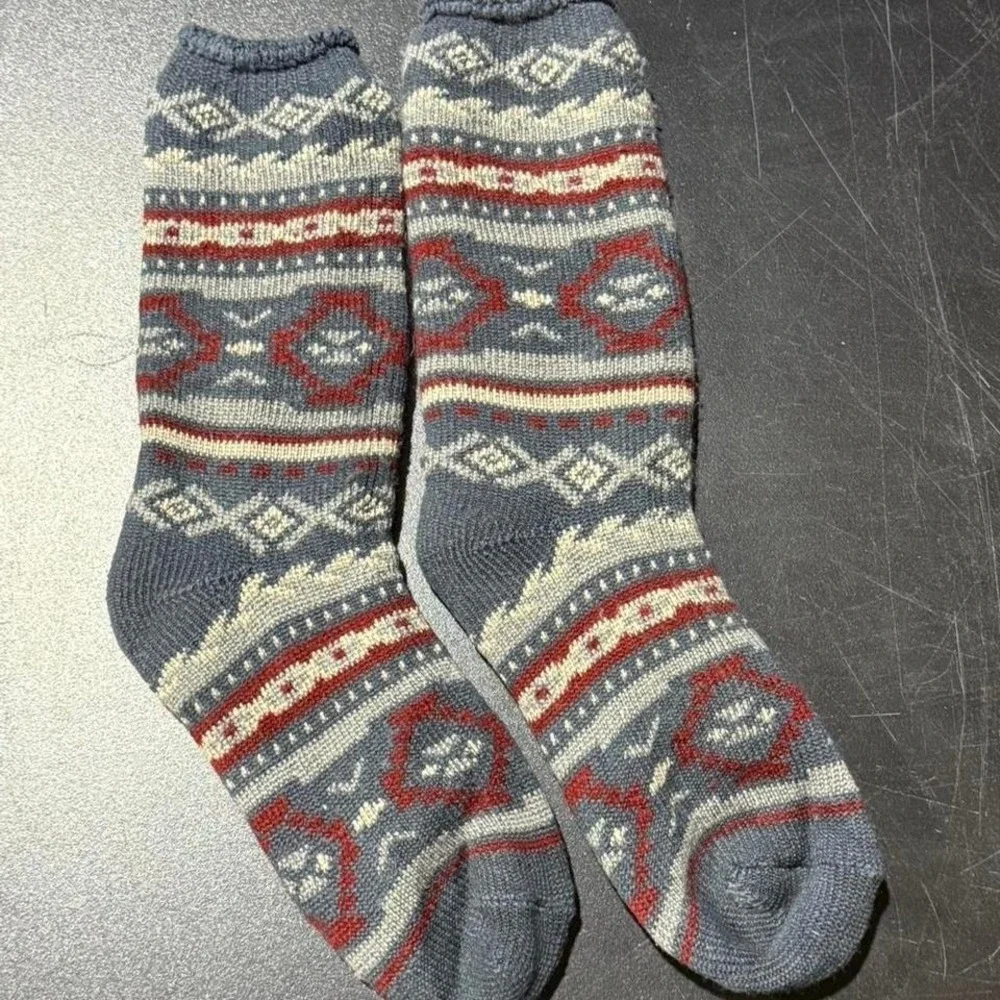 Vibrant Southwestern Fuzzy Warm Socks